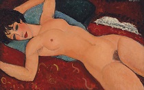 Amedeo Modigliani - Nu Couché 1917-1918